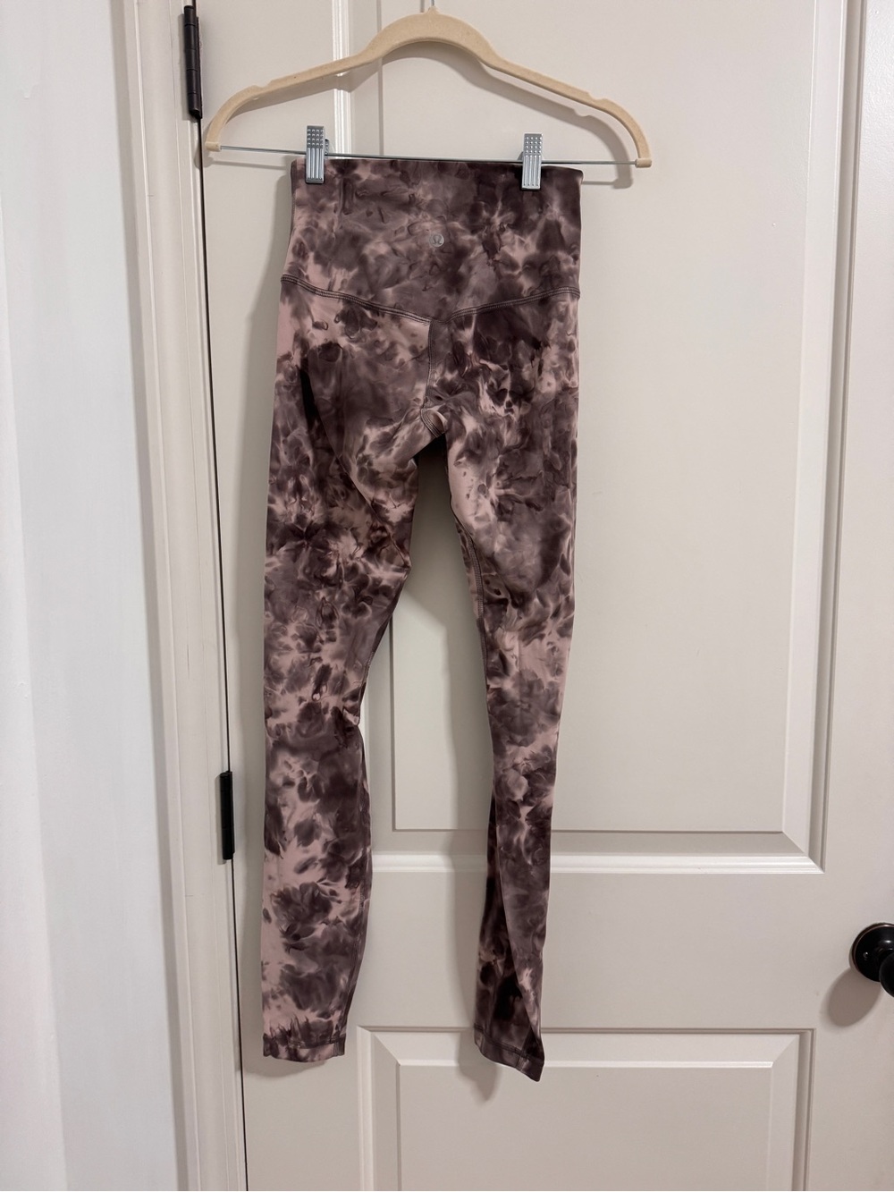 lululemon athletica Mauve & Purple Tie-Dye Leggings